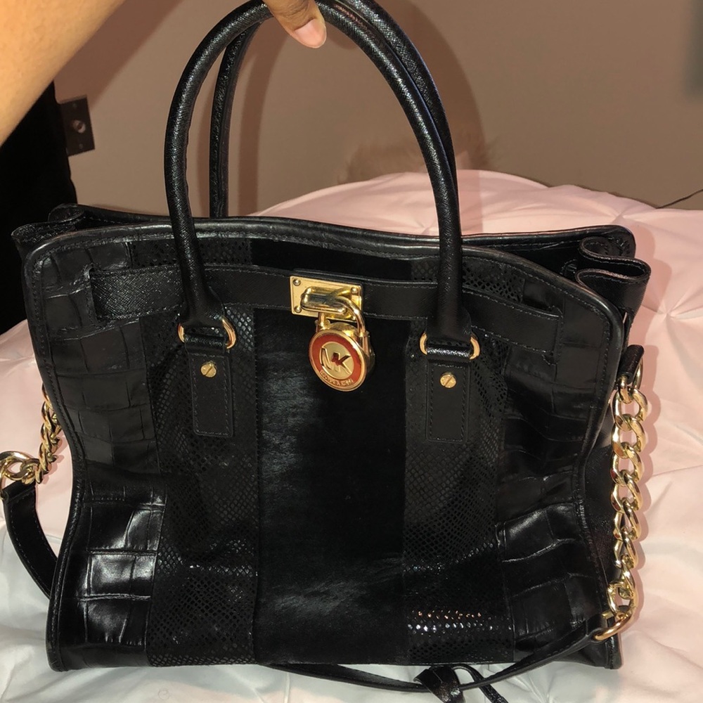 Michael Kors Hamilton Mixed Media Tote